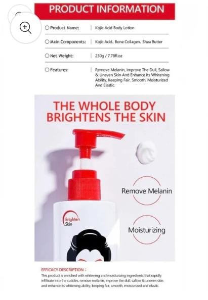 Kojic Acid Body Lotion